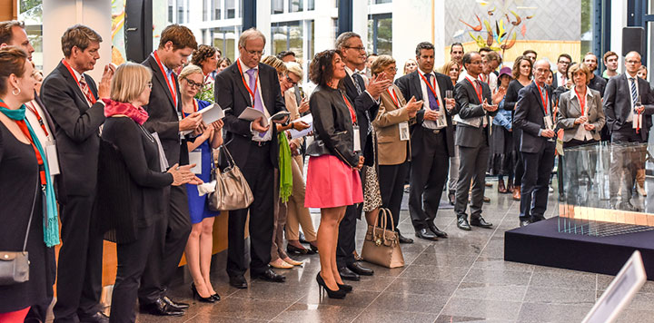 Das Künstler-Duo Andrea Marcellier und Christoph Görke überzeugte die Jury mit einer aufwendigen ortspezifischen Installation