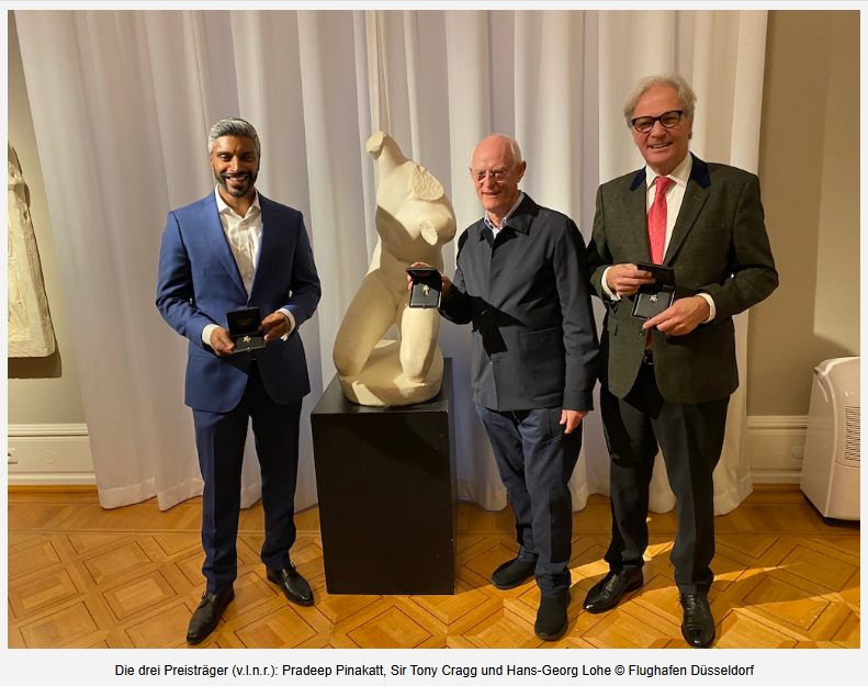 Nadel der Medici geht an Tony Cragg, Hans-Georg Lohe und DUS