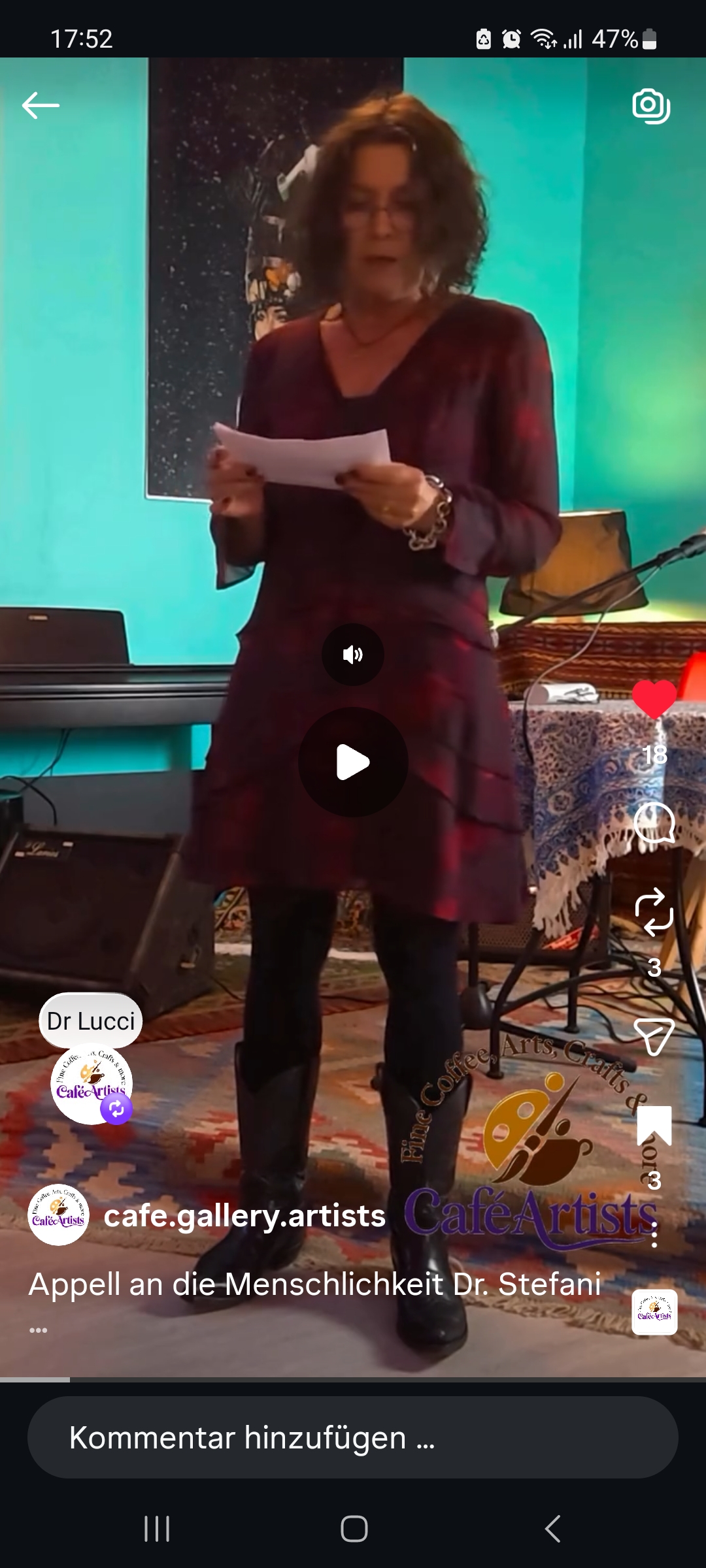 Appell an die Menschlichkeit